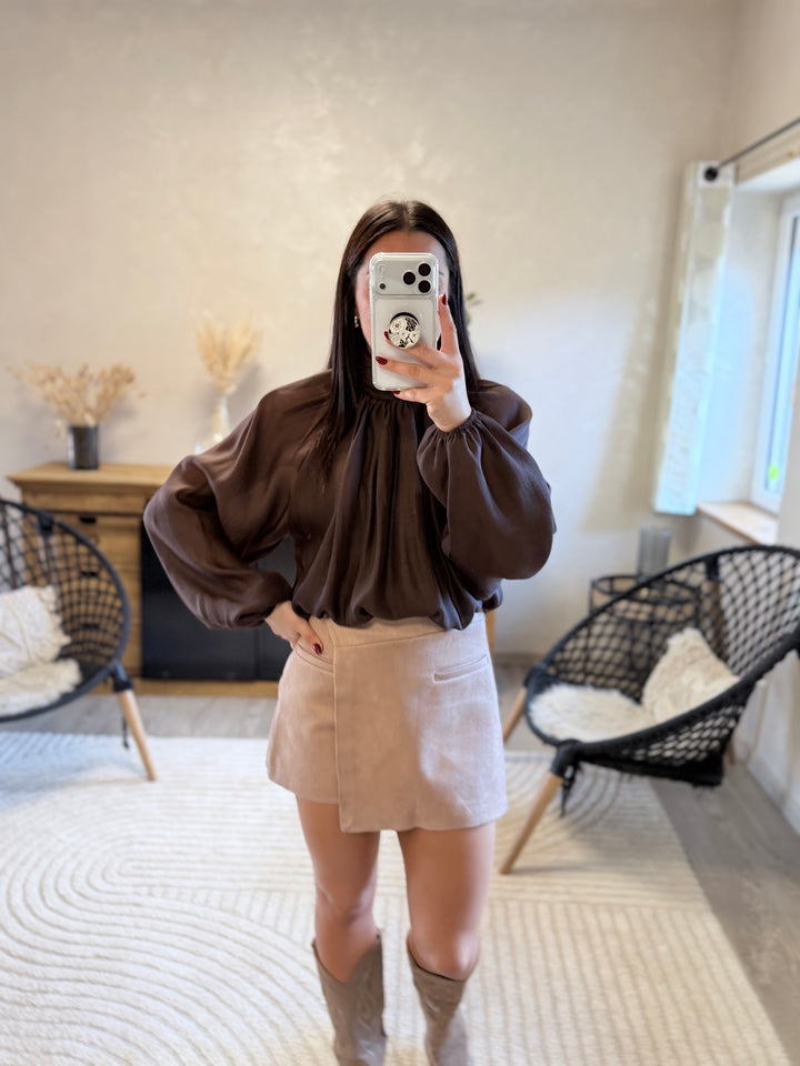 Blouse Basto chocolat
