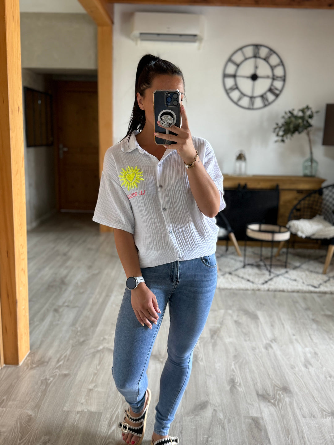 Chemise Sun blanche