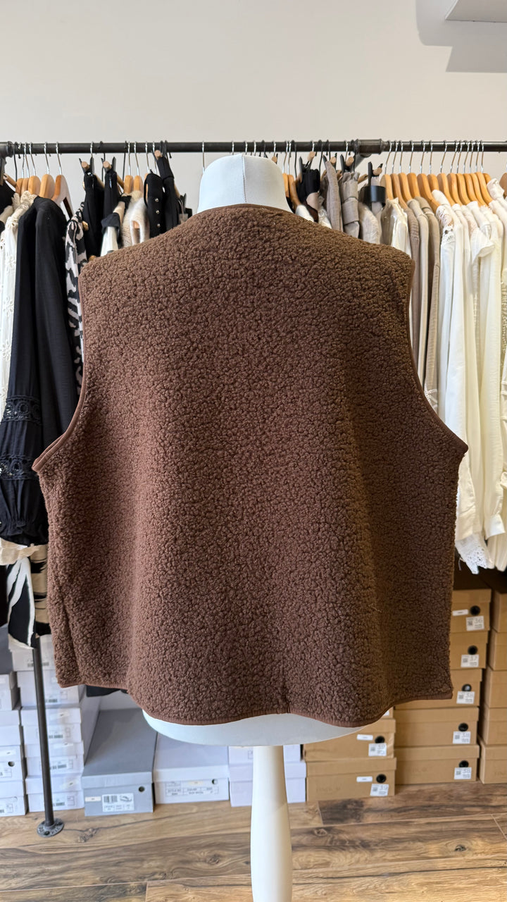 Gilet Charly chocolat CURVY