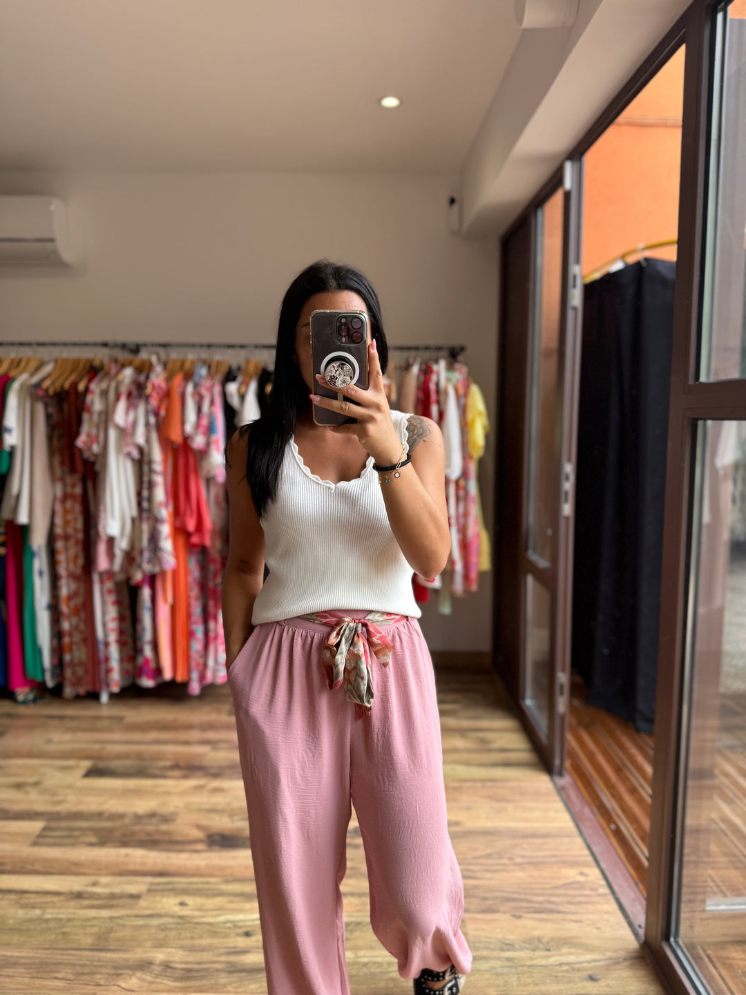 Pantalon Wilma rose CURVY