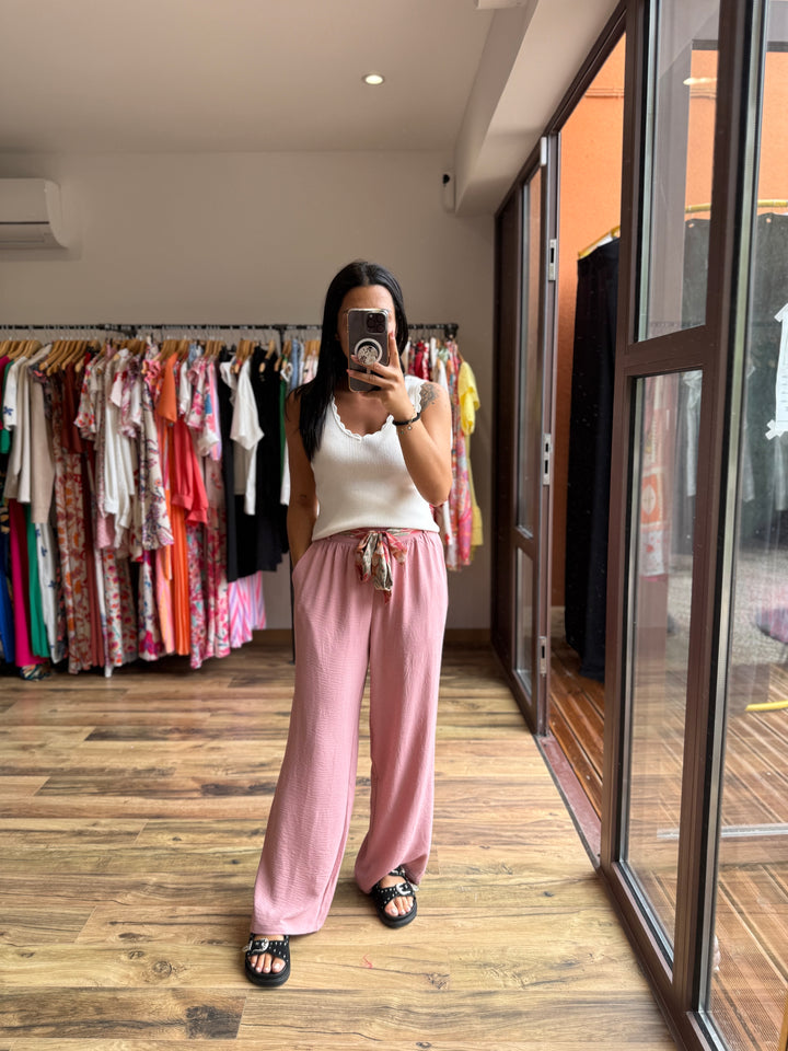 Pantalon Wilma rose CURVY