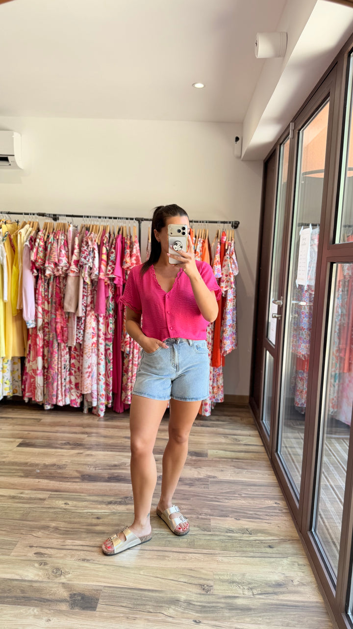 Chemise Mirta rose fushia