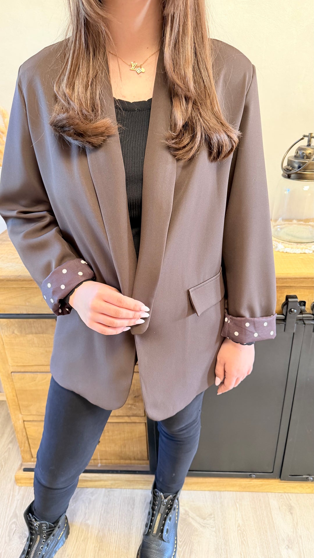 Blazer Imen chocolat