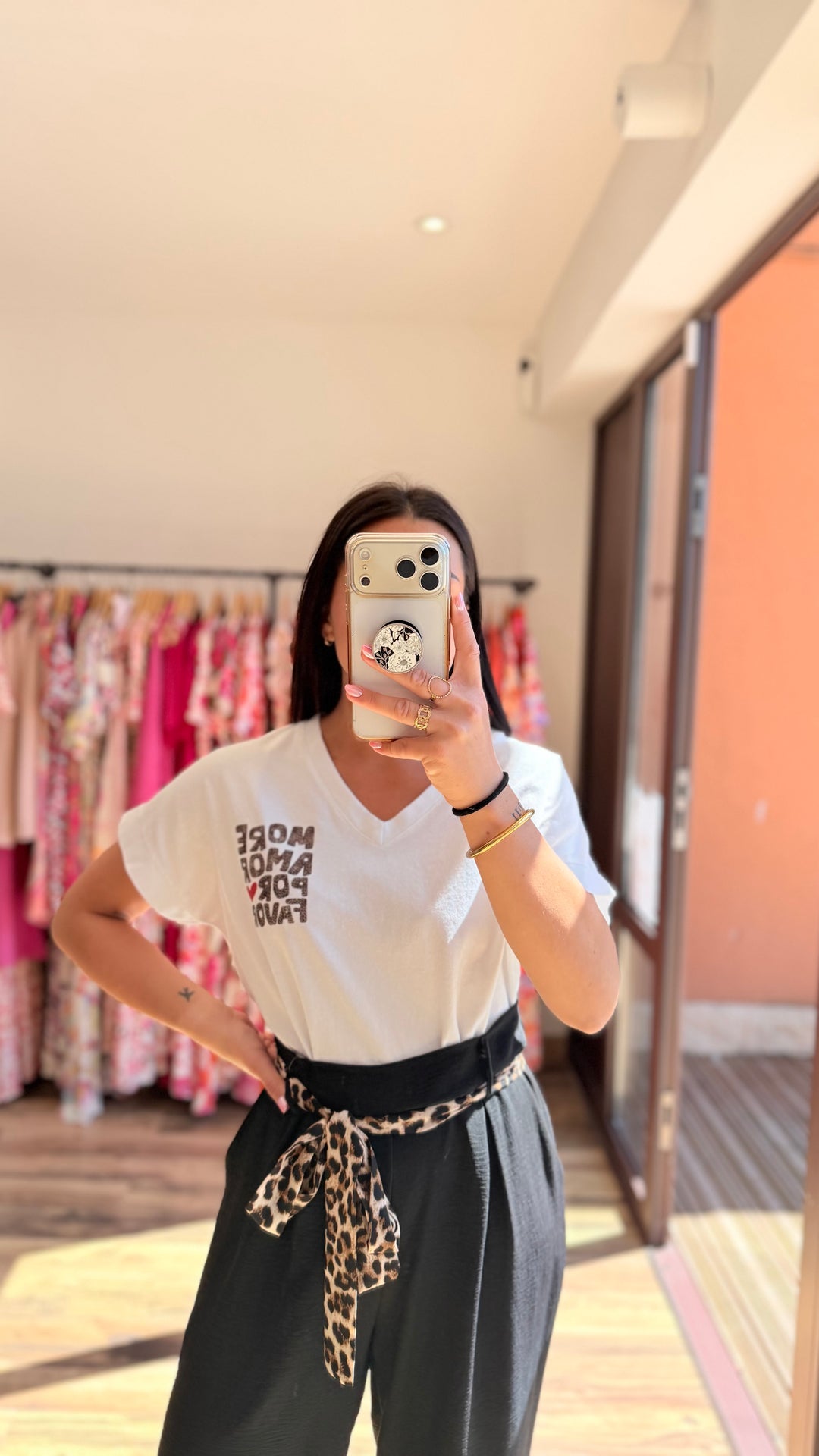 Teeshirt more amor CURVY