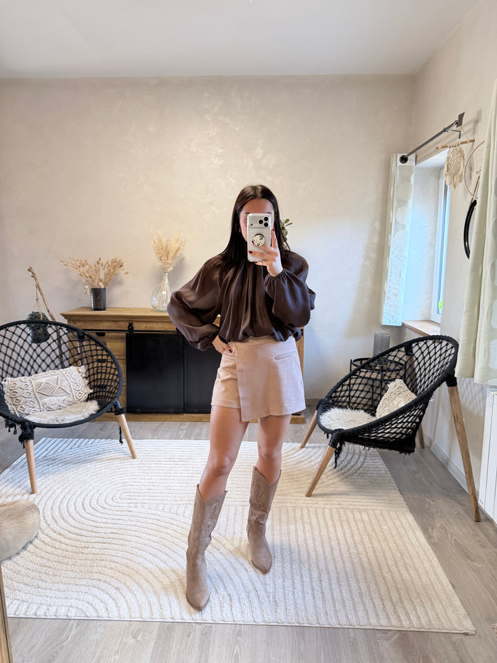 Blouse Basto chocolat