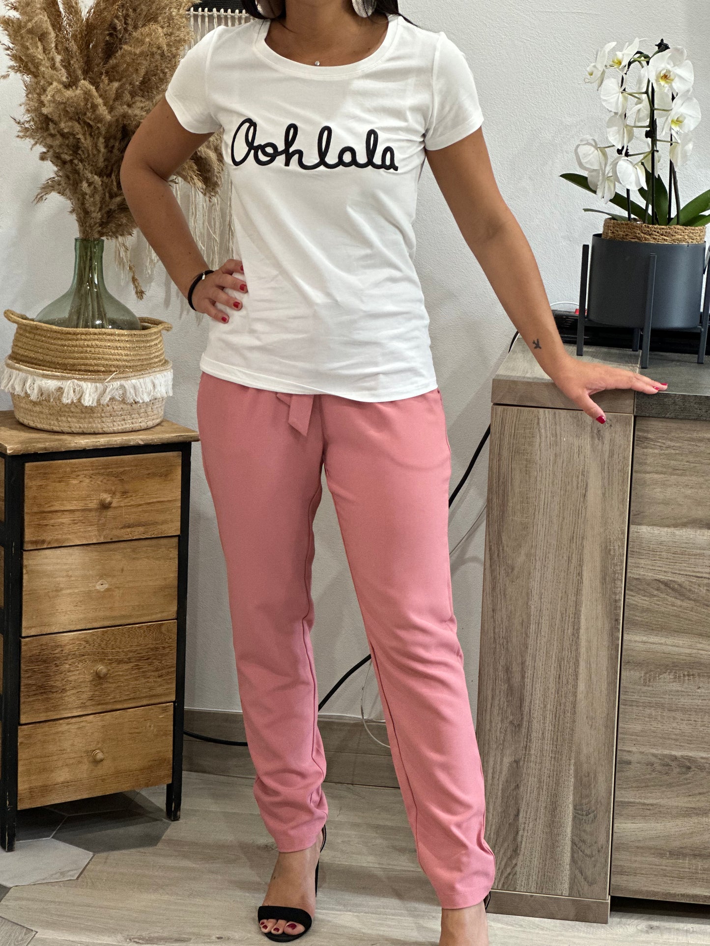 Pantalon Joule rose