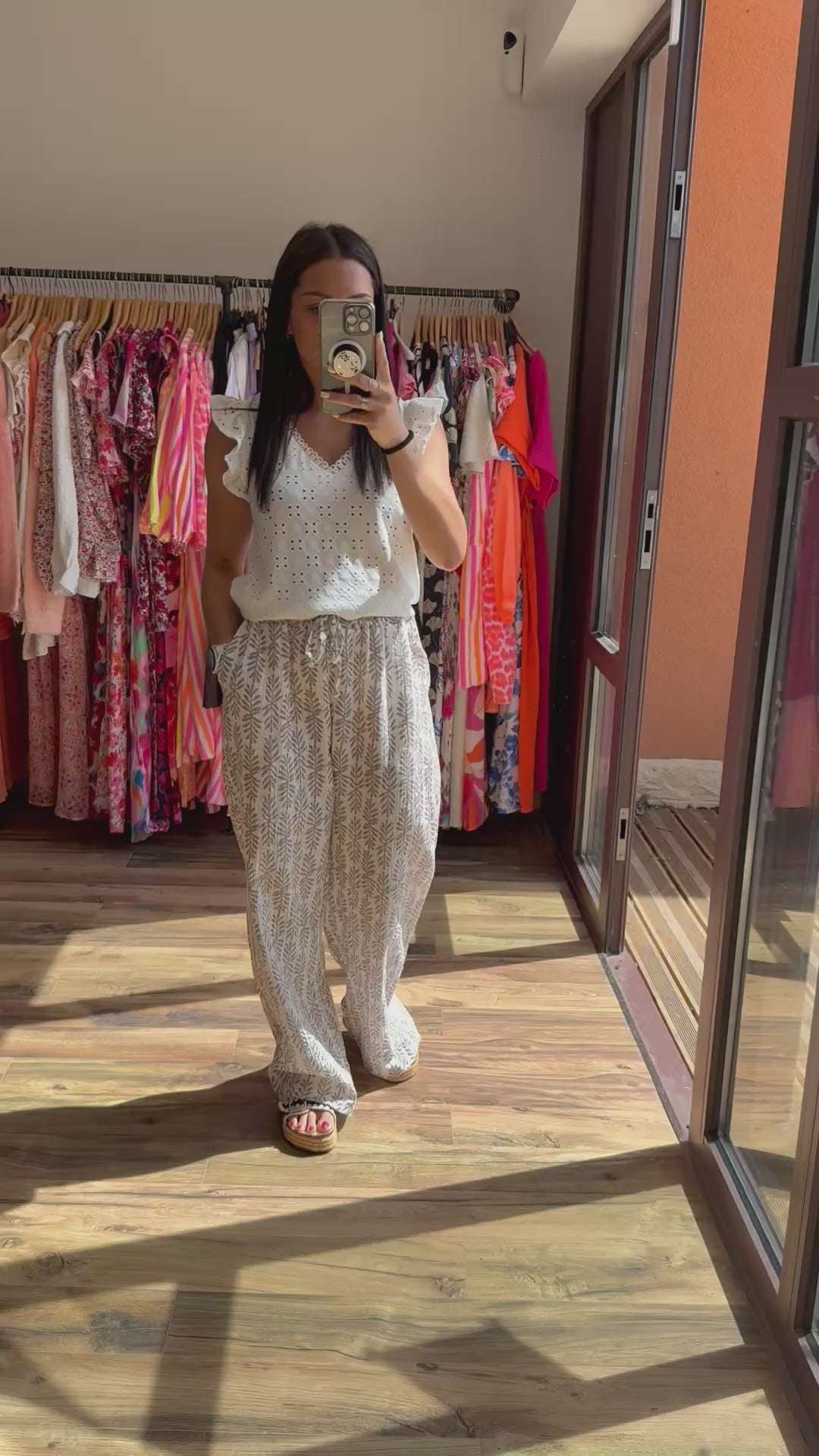 Pantalon Oria beige