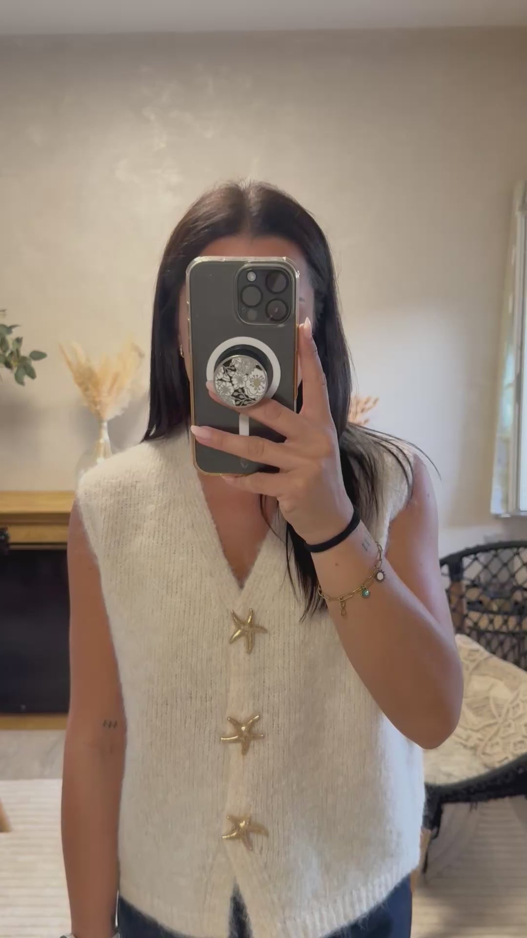 Gilet Star beige