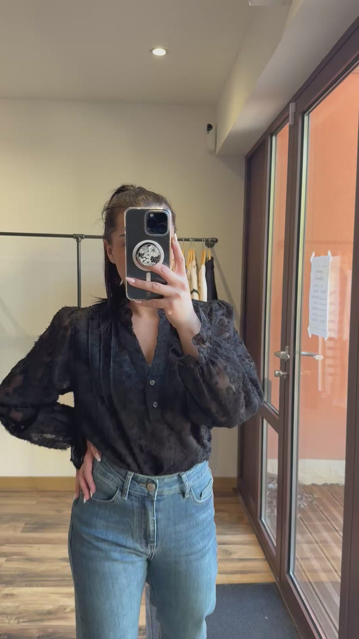 Blouse Janie noir