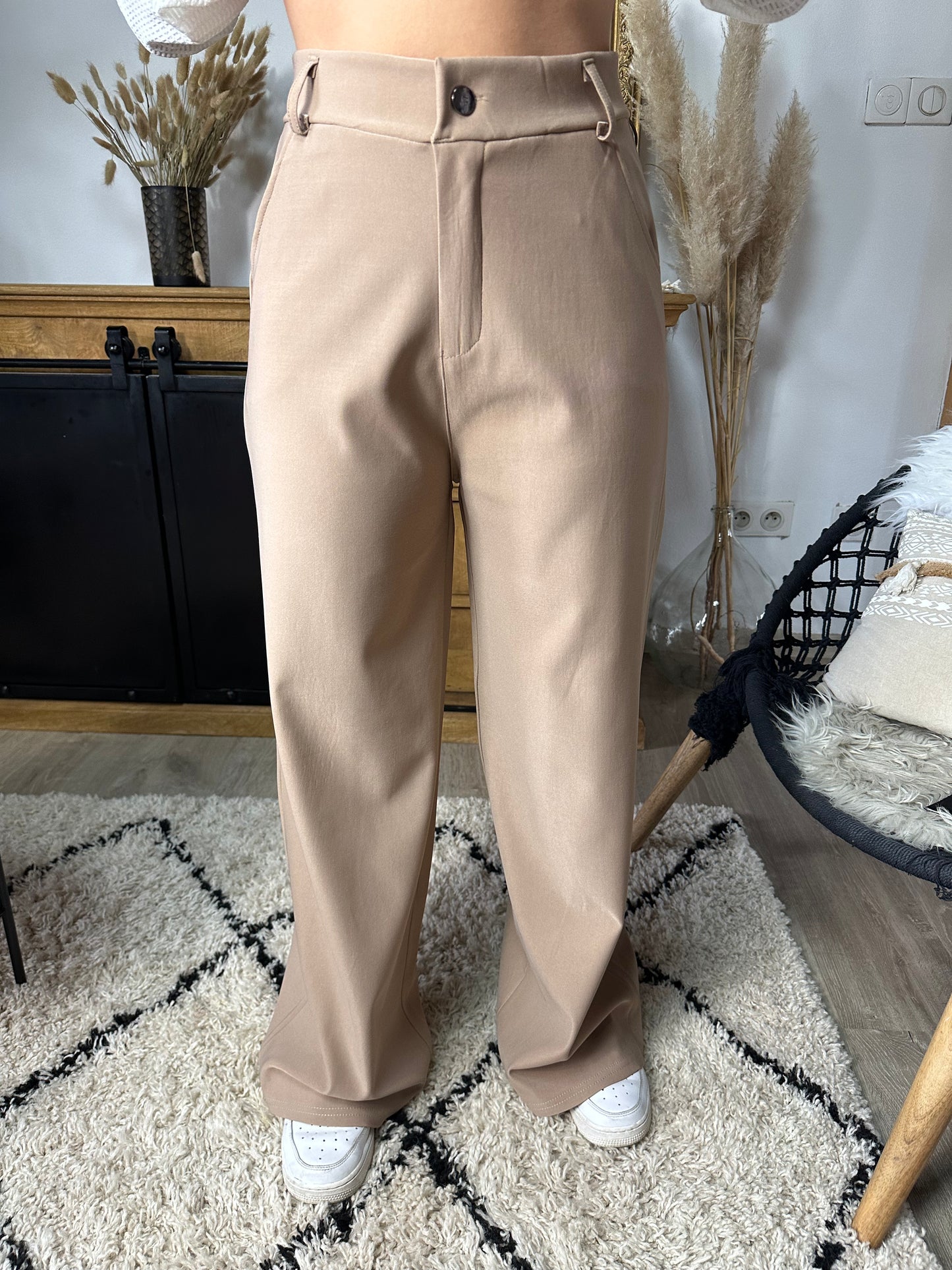 Pantalon droit Bronze