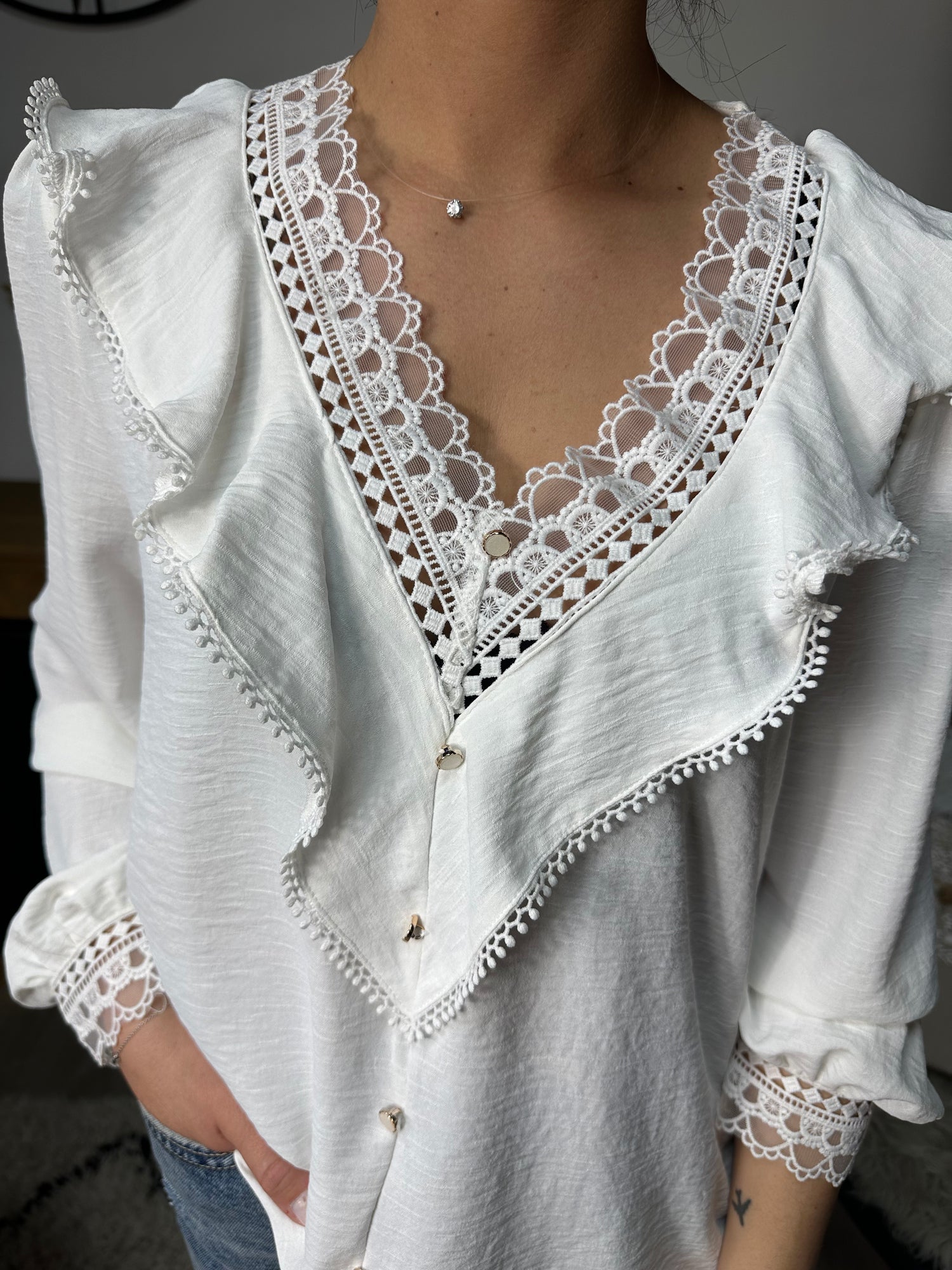 Blouse Bart Blanc